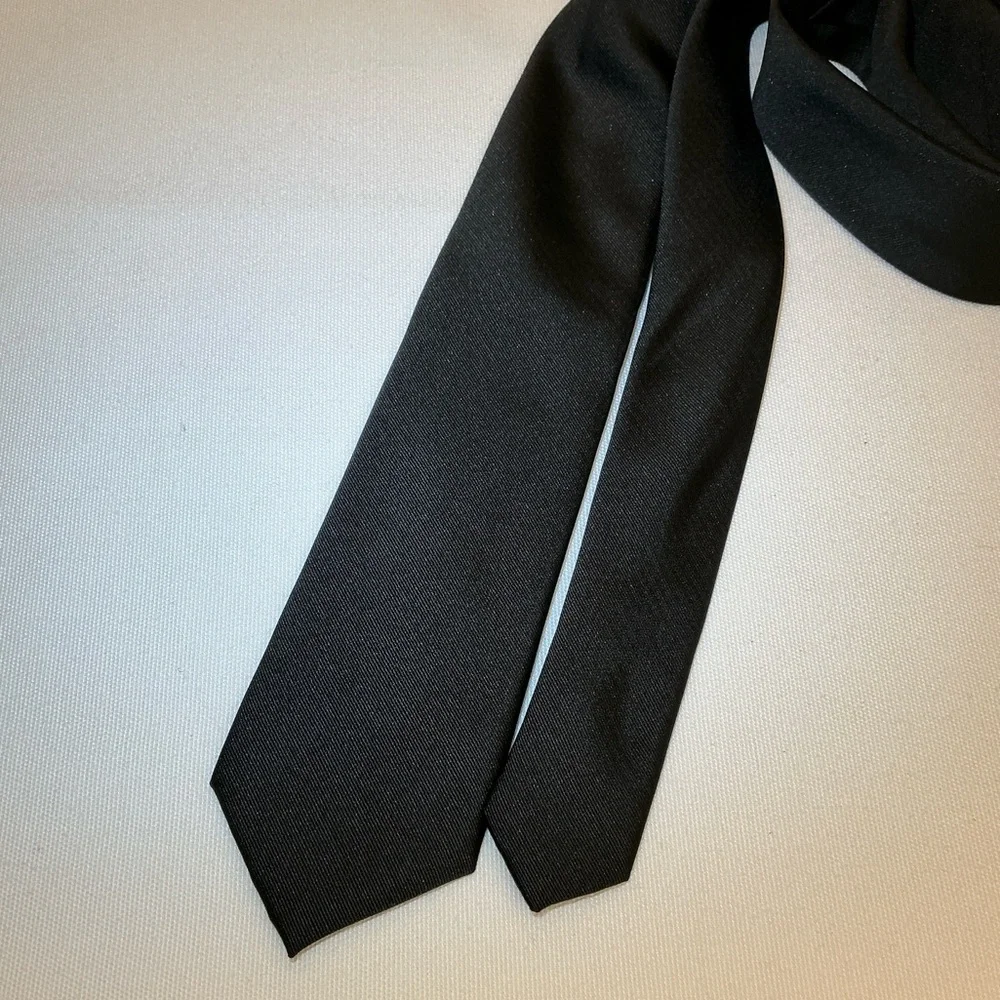 Chaps Classic Black Kids Tie